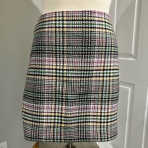 LOFT Plaid Mini Skirt